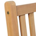  Krzesła ogrodowe 8 szt., z kremowymi poduszkami, drewno tekowe Lumarko!