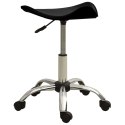  Krzesło biurowe, czarne, obite sztuczną skórą Lumarko!