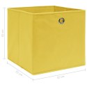  Pudełka, 4 szt., żółte, 32x32x32 cm, tkanina Lumarko!