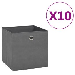 Pudełka z włókniny, 10 szt., 28x28x28 cm, szare Lumarko!