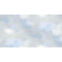 Tapeta Paint Clouds, niebiesko-szara Lumarko
