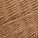 VidaXL Kosz na drewno, z uchwytami, 78x54x34 cm, naturalna wiklina