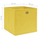 Pudełka z włókniny, 10 szt., 28x28x28 cm, żółte Lumarko!