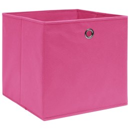 Pudełka z włókniny, 10 szt., 28x28x28 cm, różowe Lumarko!