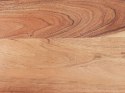 Stół do jadalni okrągły drewno akacjowe ⌀ 120 cm ciemny MESILLA Lumarko!
