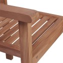 Krzesła ogrodowe, 2 szt., beżowe poduszki, lite drewno tekowe Lumarko!