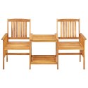 Krzesła ogrodowe ze stolikiem i poduszkami, drewno akacjowe Lumarko!