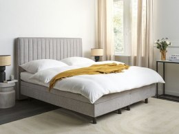 Łóżko regulowane tapicerowane 160 x 200 cm szare DUKE II Lumarko!