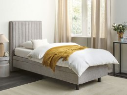 Łóżko regulowane tapicerowane 90 x 200 cm szare DUKE II Lumarko!