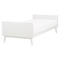 Łóżko drewniane 90 x 200 cm białe BONNAC Lumarko!