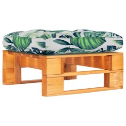 Ogrodowy stołek z palet, impregnowane na brązowo drewno sosnowe Lumarko!