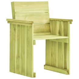  Krzesło ogrodowe z impregnowanego drewna sosnowego Lumarko!