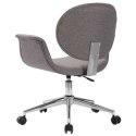  Obrotowe krzesło biurowe, szare, tapicerowane tkaniną Lumarko!