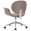  Obrotowe krzesło biurowe, taupe, tapicerowane tkaniną Lumarko!