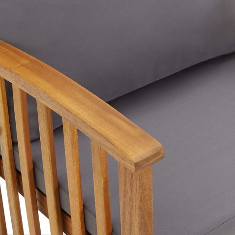  Krzesła ogrodowe z poduszkami, 2 szt., lite drewno akacjowe Lumarko!