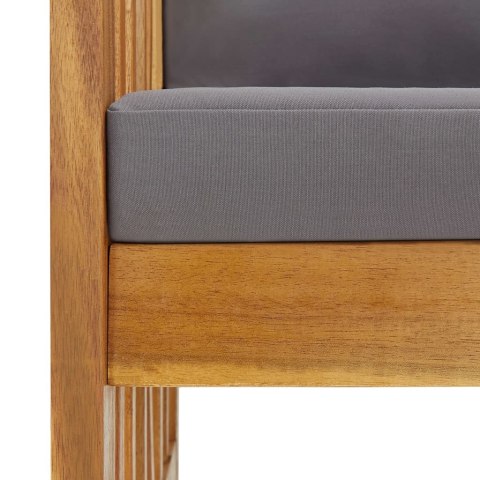  Krzesła ogrodowe z poduszkami, 2 szt., lite drewno akacjowe Lumarko!