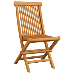  Składane krzesła ogrodowe, 6 szt., lite drewno tekowe Lumarko!