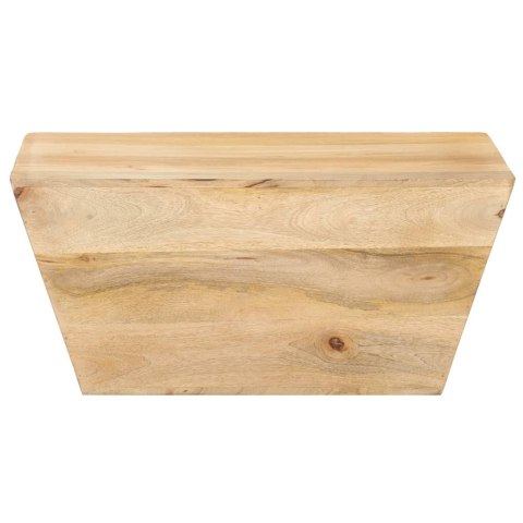  Stolik kawowy w kształcie V, 66x66x30 cm, lite drewno mango Lumarko!