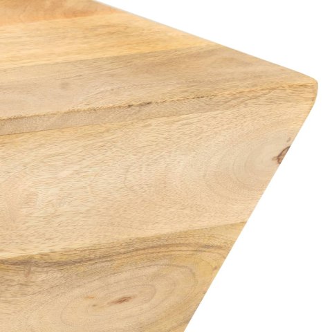  Stolik kawowy w kształcie V, 66x66x30 cm, lite drewno mango Lumarko!