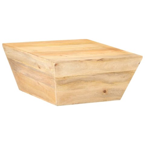  Stolik kawowy w kształcie V, 66x66x30 cm, lite drewno mango Lumarko!