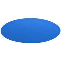  Pokrywa okrągła solarna na basen 488 cm, PE niebieska Lumarko!