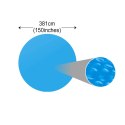  Pływająca, okrągła folia, pokrywa solarna PE, 381 cm, niebieska Lumarko!