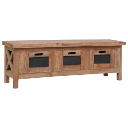  Szafka pod TV, 3 szuflady, 120x30x40 cm, lite drewno mahoniowe Lumarko!