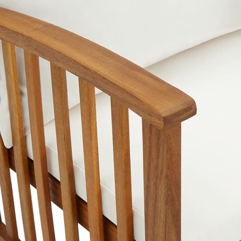  2-cz. zestaw wypoczynkowy do ogrodu, poduszki, drewno akacjowe Lumarko!