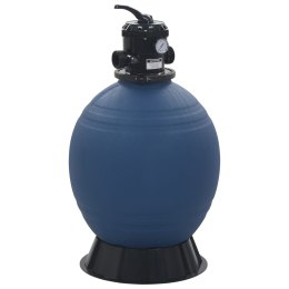 Lumarko Piaskowy filtr basenowy z zaworem 6 drożnym, niebieski, 560 mm