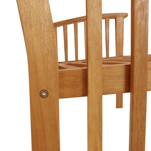  Ławka ogrodowa, 119 cm, lite drewno akacjowe Lumarko!