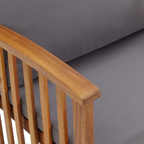  Ławka ogrodowa z poduszkami, 119 cm, lite drewno akacjowe Lumarko!