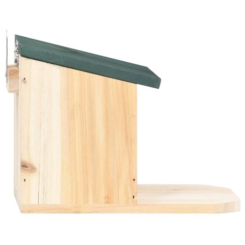  Domki dla wiewiórek, 4 szt., drewno jodłowe Lumarko!