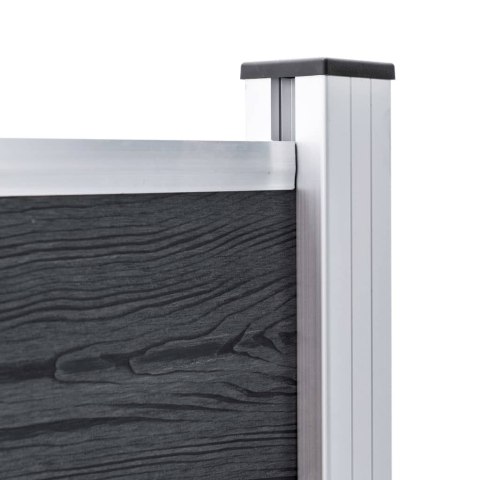  Ogrodzenie ogrodowe WPC, 180x105 cm, szare Lumarko!