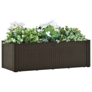  Podwyższona donica z systemem podlewania, mokka, 100x43x33 cm Lumarko!