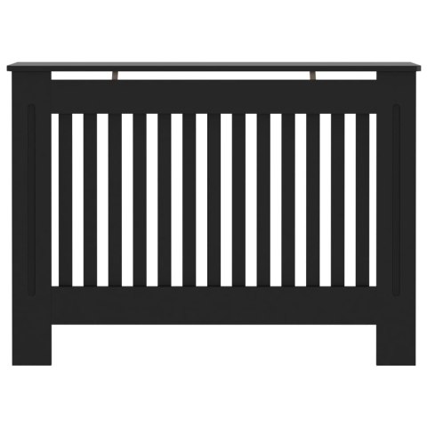  Osłona na kaloryfer, czarna, 112x19x81 cm, MDF Lumarko!