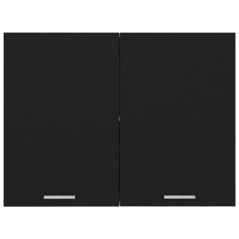  Szafka kuchenna, czarna, 80x31x60 cm, płyta wiórowa Lumarko!