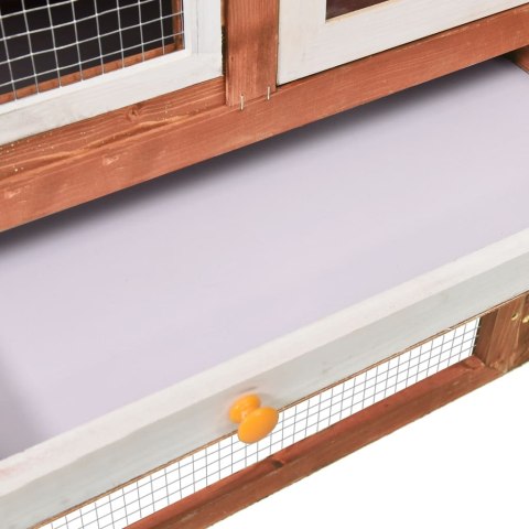  Klatka dla królika, 140x63x120 cm, drewno jodłowe Lumarko!