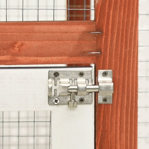  Klatka dla królika, 140x63x120 cm, drewno jodłowe Lumarko!