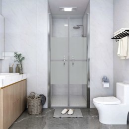 Lumarko Drzwi prysznicowe, szkło częściowo mrożone, ESG, 71x190 cm