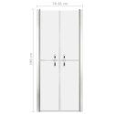  Drzwi prysznicowe, szkło mrożone, ESG, 81x190 cm Lumarko!
