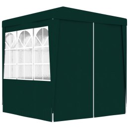  Namiot imprezowy ze ściankami, 2x2 m, zielony, 90 g/m² Lumarko!