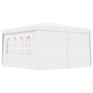  Namiot imprezowy ze ściankami, 4x4 m, biały, 90 g/m² Lumarko!