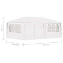  Namiot imprezowy ze ściankami, 4x6 m, biały, 90 g/m² Lumarko!
