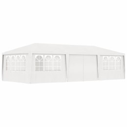  Namiot imprezowy ze ściankami, 4x9 m, biały, 90 g/m² Lumarko!