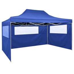  Rozkładany namiot z 3 ściankami, 3 x 4,5 m, niebieski Lumarko!