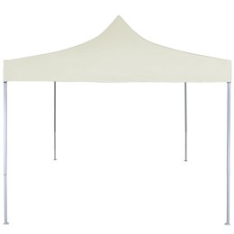  Profesjonalny, składany namiot imprezowy, 2x2 m, stal, kremowy Lumarko!