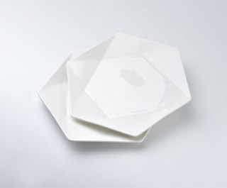  Ralph White Komplet 2 Talerzy Deserowych 24.5cm X21cm X H2cm Lumarko!