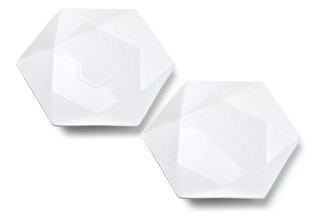  Ralph White Komplet 2 Talerzy Płaskie 32,5cmx 28.5cm X H3cm Lumarko!