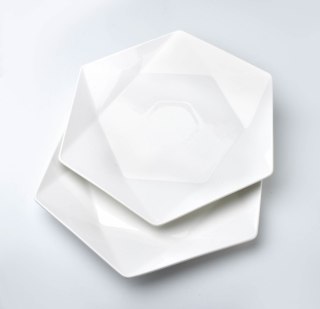  Ralph White Komplet 2 Talerzy Płaskie 32,5cmx 28.5cm X H3cm Lumarko!