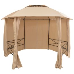  Namiot ogrodowy z zasłonami, sześciokątny, 360x265 cm Lumarko!
